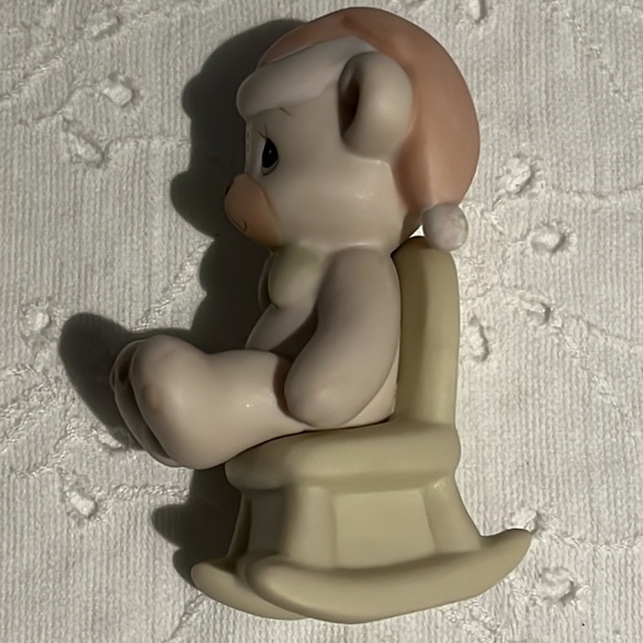 Precious Moments HAVE A BEARY MERRY CHRISTMAS Rocking Chair Teddy Bear Figurine - Picture 12 of 12